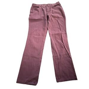 Frank & Oak The Lincoln Denim Jeans, Burgundy, Size 32x32, Men's
